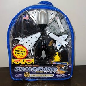 NWT Space Explorer 10 piece backpack playset